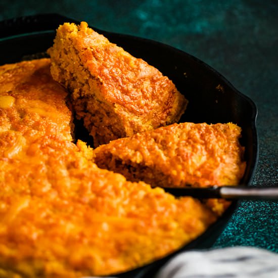 Pumpkin Cream Cheese Cornbread