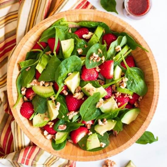 Strawberry Spinach Salad