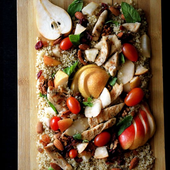 Easy Quinoa Salad with Pears