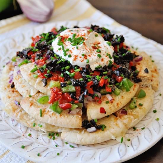 The Ultimate Mediterranean Nachos