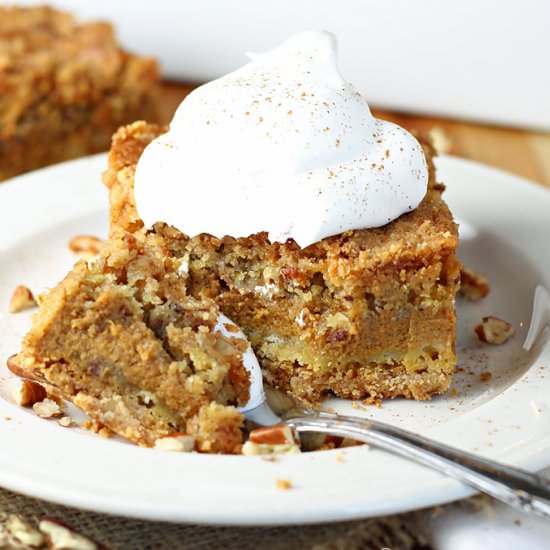 Pumpkin Pecan Crunch Bars