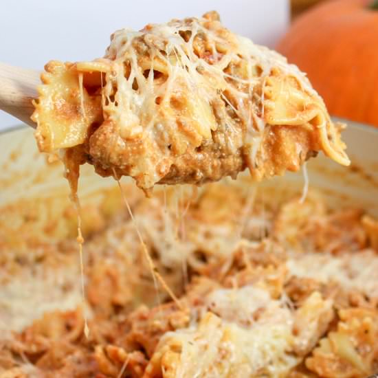Meaty Bat Wing Pasta