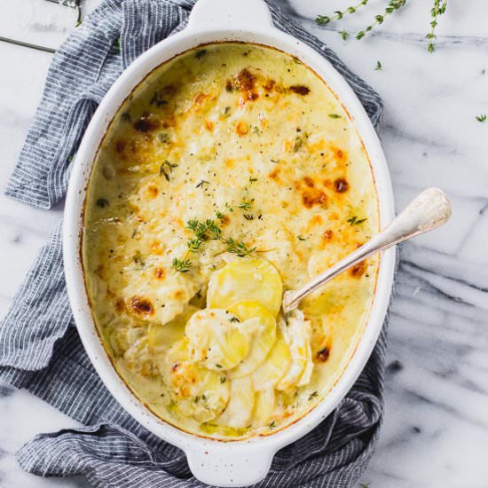 Gruyere Scalloped Potatoes