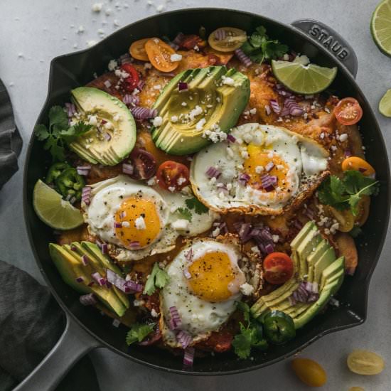 Pumpkin Chipotle Chilaquiles