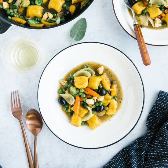 Chicken Pumpkin Gnocchi