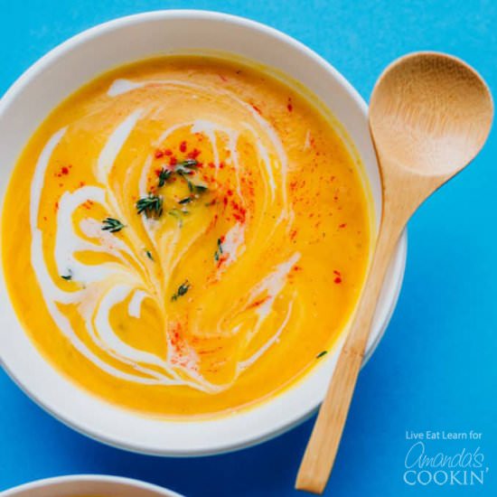 Crockpot Butternut Squash Soup