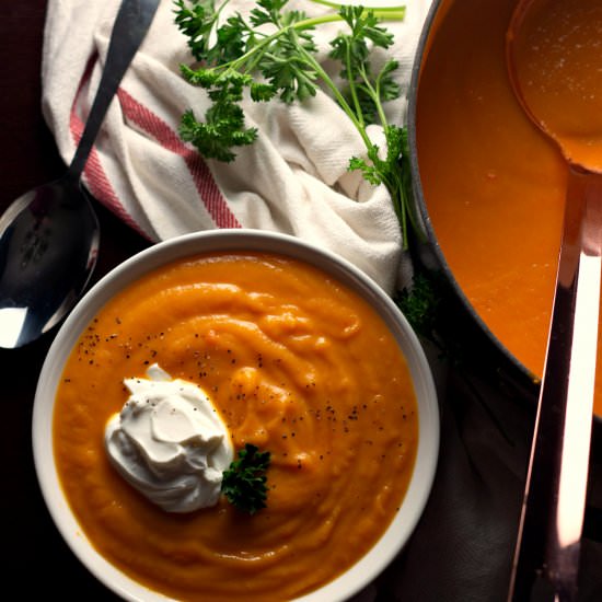 Savory Butternut Squash Soup