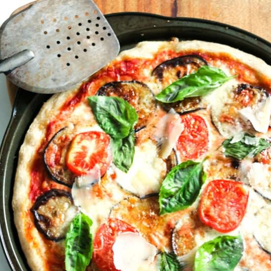 EGGPLANT PARMIGIANA PIZZA