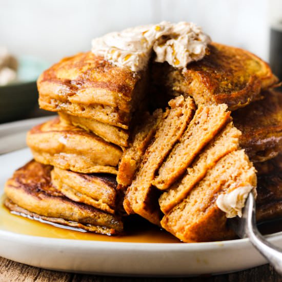Fluffy Pumpkin Pancakes