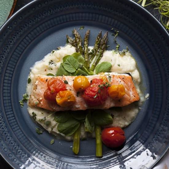 Tomato Confit Salmon