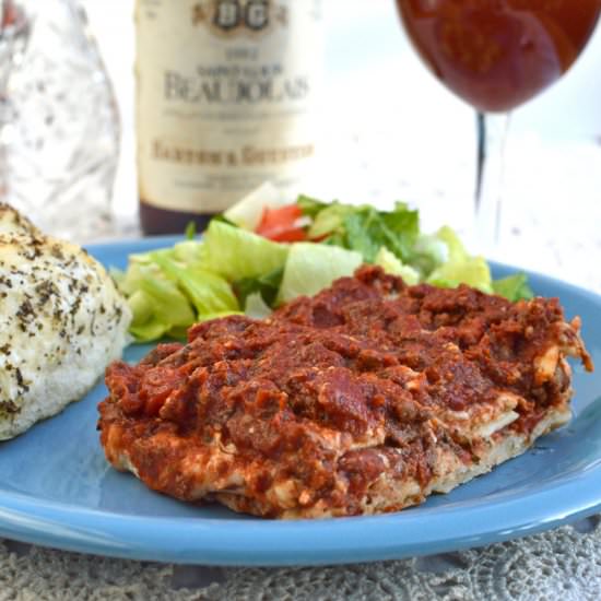 Lasagna with Meat Sauce