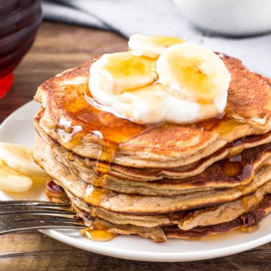 Peanut Butter Banana Pancakes