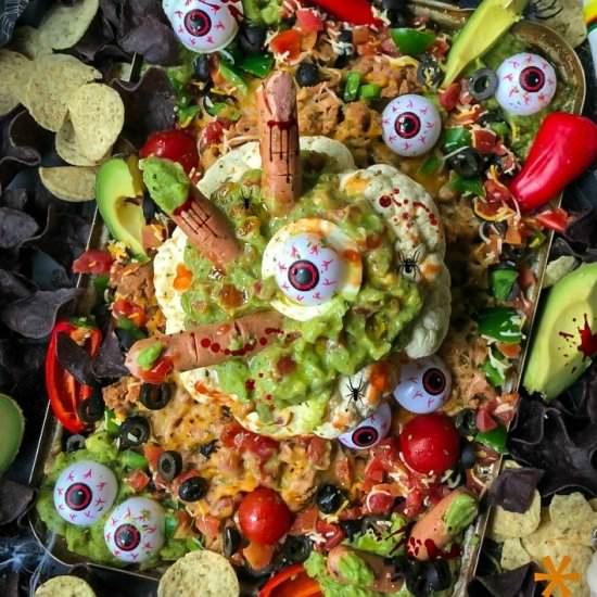 Spooky Halloween Cauliflower Bowl