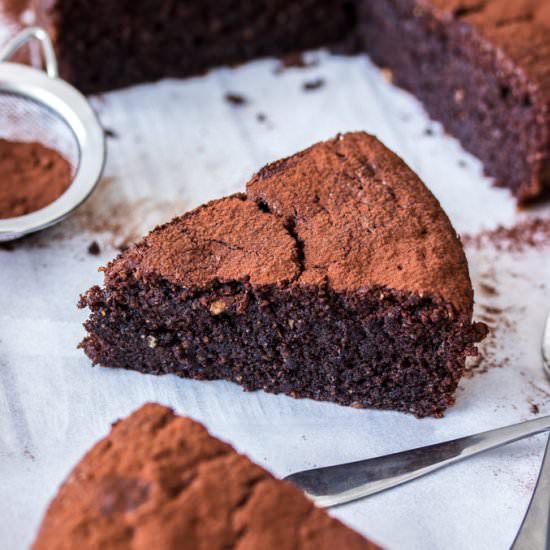 Flourless Chocolate Hazelnut Cake