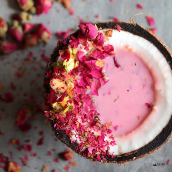Rose and Quinoa Pudding