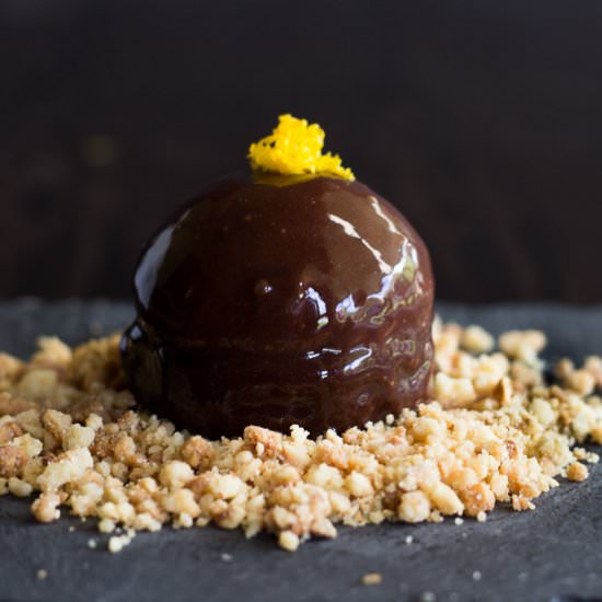 Chocolate Mousse Dome Cake