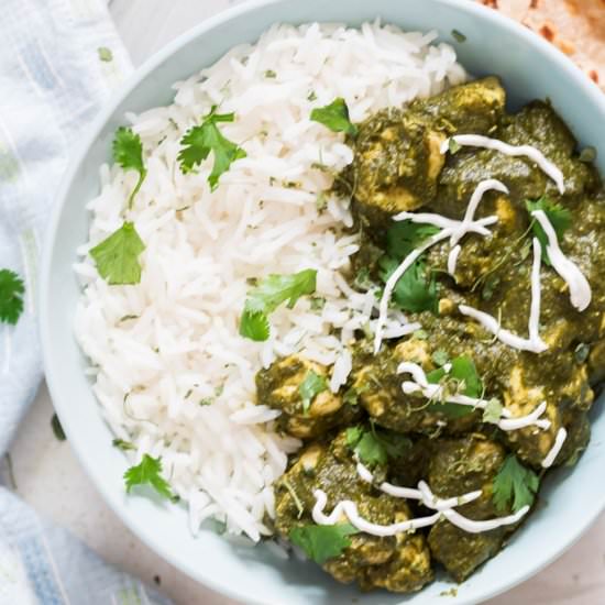 Instant Pot Chicken Saag
