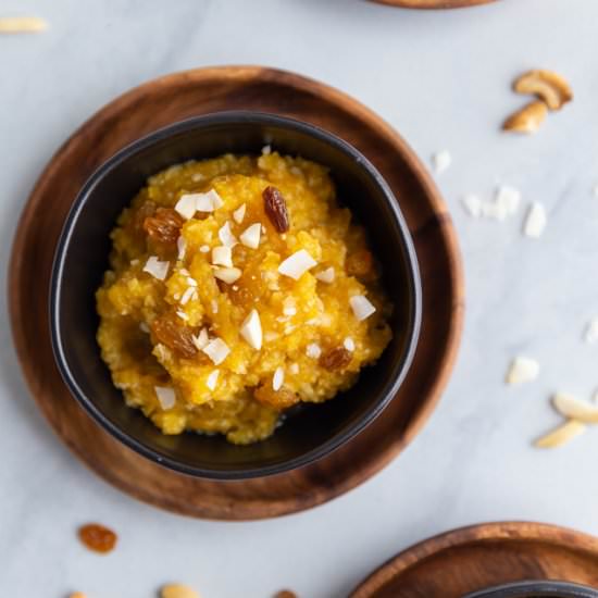 Pumpkin Coconut Halwa