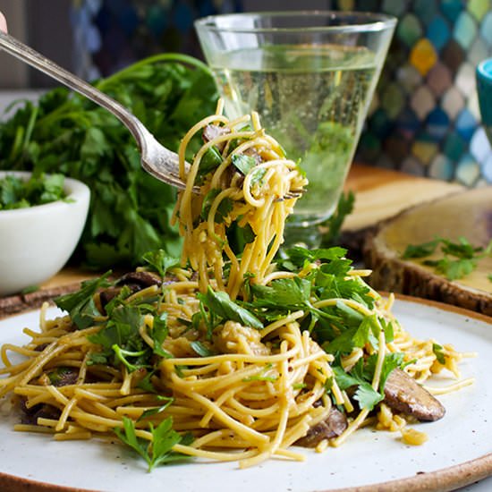Vegetarian Spaghetti Carbonara