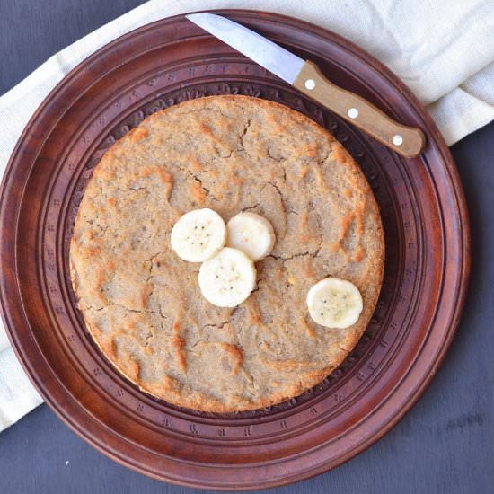 Vegan Banana Semolina Cake