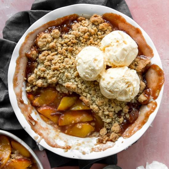 Peach Crumble
