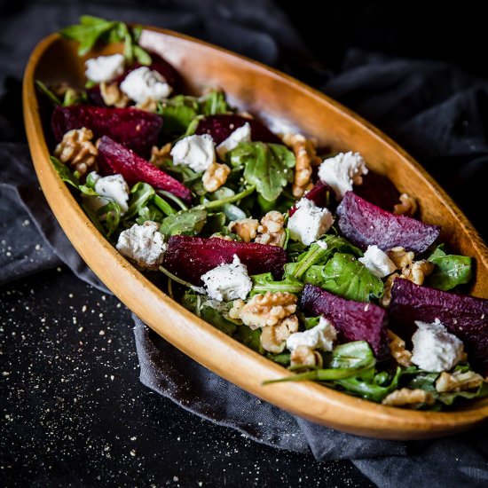 Roast Beetroot & Goat Cheese Salad