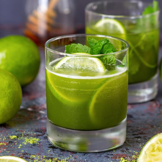 matcha iced tea