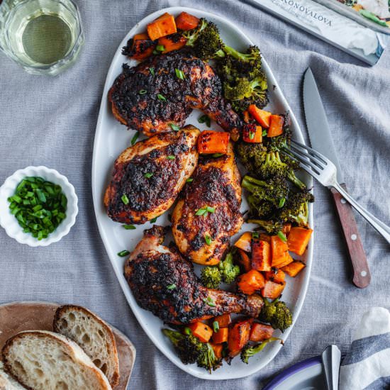 Spicy Blackened Chicken Legs