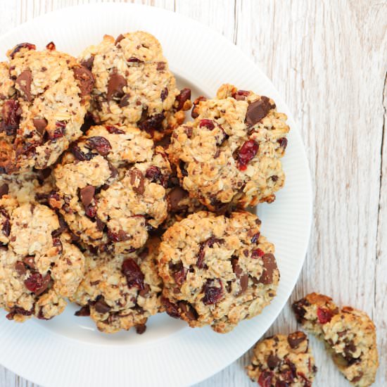 Dark Chocolate Cranberry Cookies