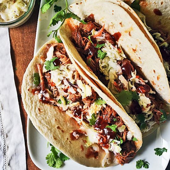 BBQ Pulled Pork Tacos