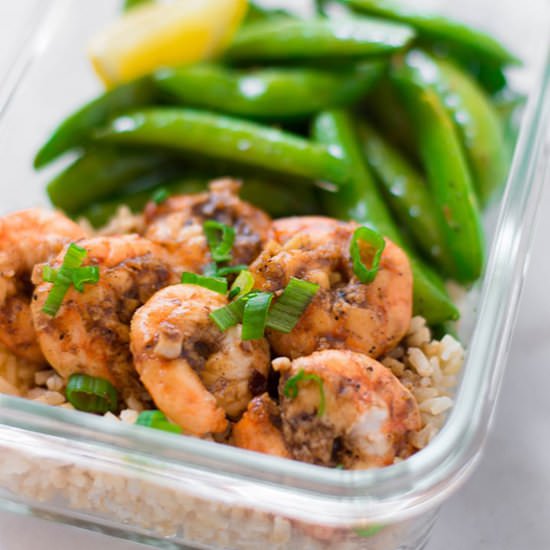 Honey Garlic Shrimp Meal Prep