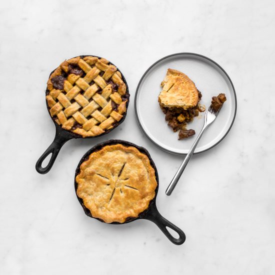 Spicy Curry Beef Pot Pie
