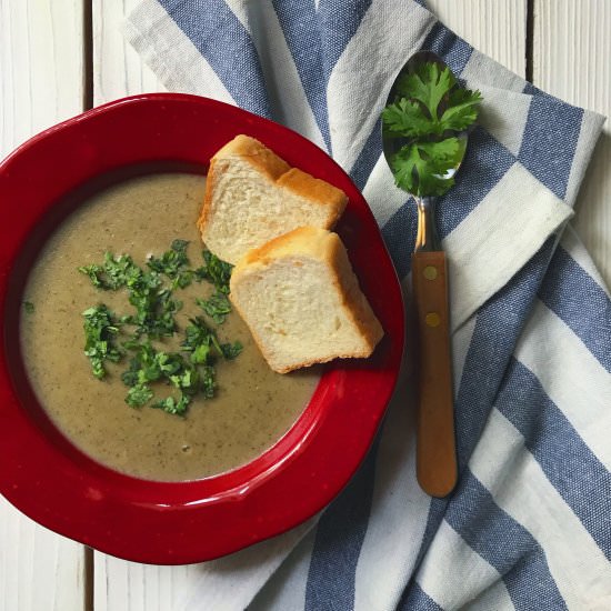 Quick Cream of Mushroom Soup Recipe