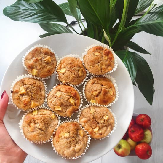 Healthy Cinnamon Apple Muffins