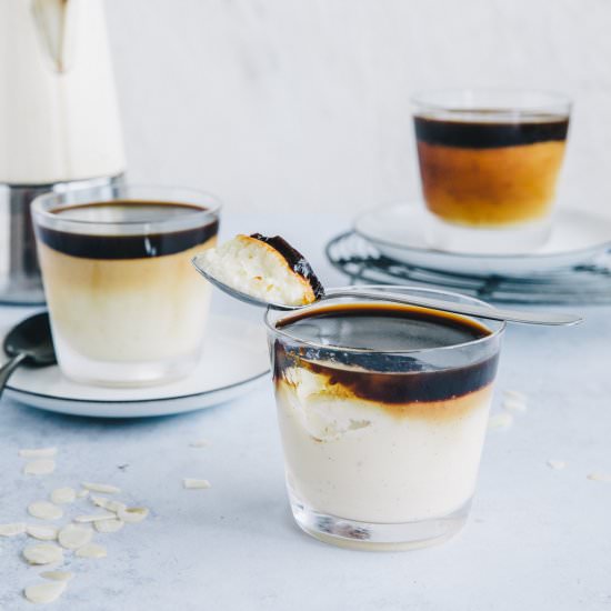 Vanilla Pudding with Coffee