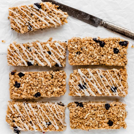 Blueberry Granola Bars
