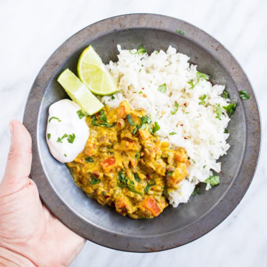 15-Minute Low FODMAP Lentil Dal