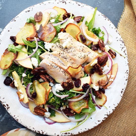Fall harvest apple salad