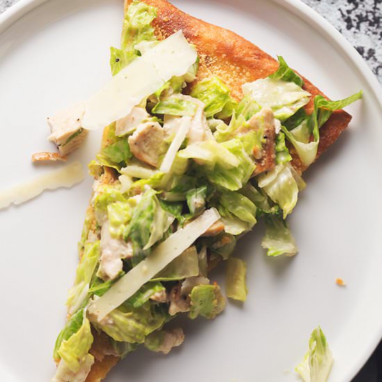 Caesar Salad Flatbread Pizza