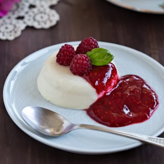 Thyme Infused Panna Cotta