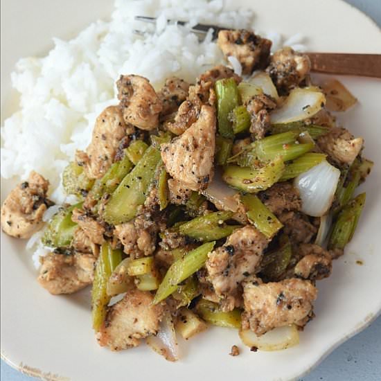 Black Pepper Chicken