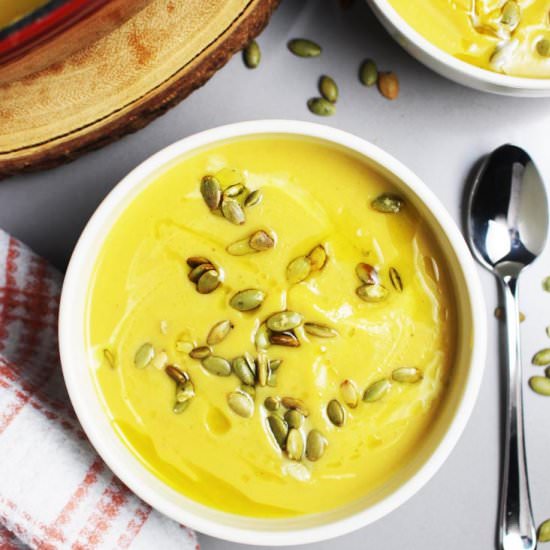 Roasted Pumpkin Pear Soup