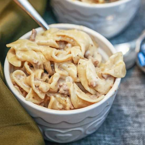 Beef Stroganoff