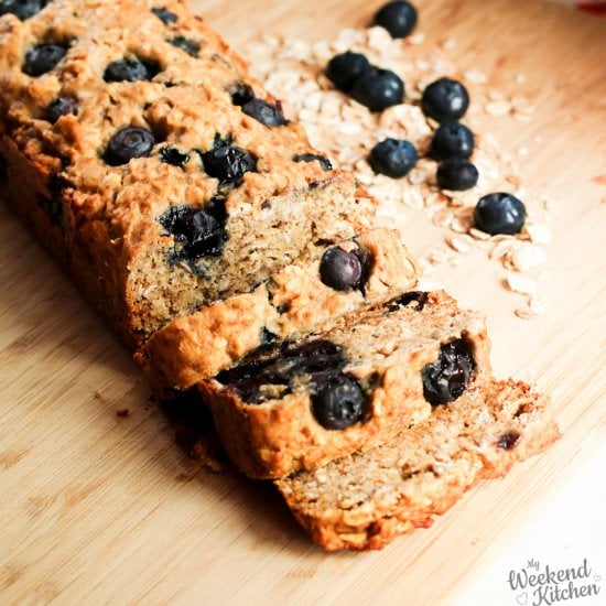 Vegan Blueberry Banana Bread