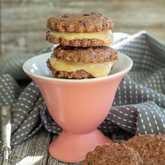 Mocha Chocolate Sandwich Cookie