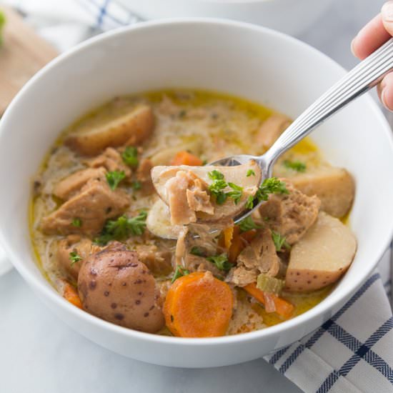 Creamy Chicken Vegetable Soup