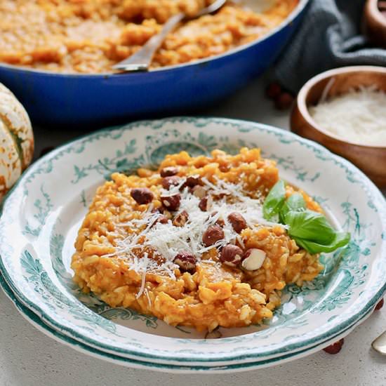 Baked Pumpkin Risotto