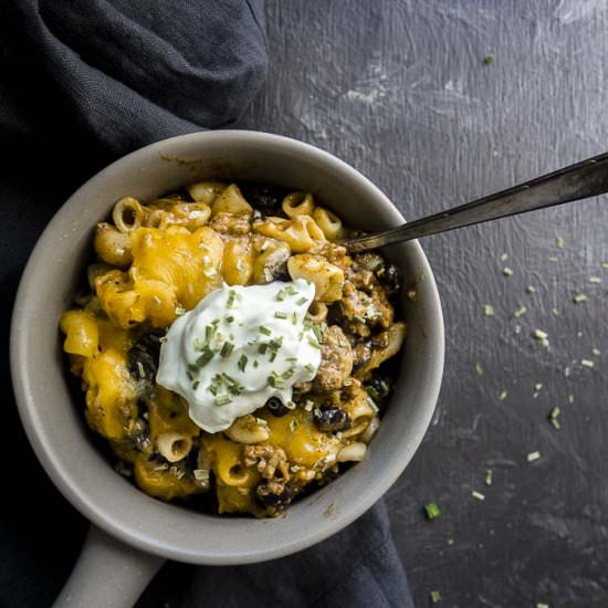 Baked Chili Mac Casserole