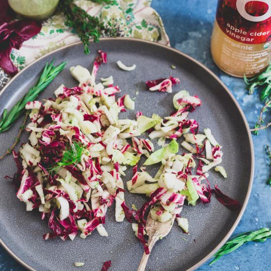 Radicchio Endive Fennel Salad