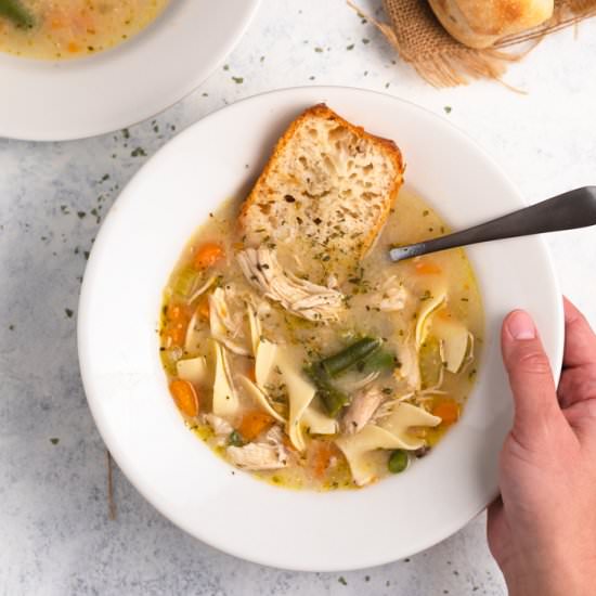 Instant Pot Chicken Noodle Soup